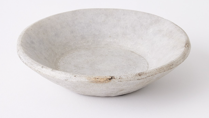 Antique Marble Bowl - White