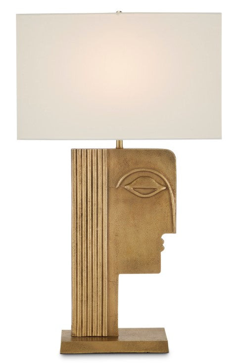 Thebes Brass Table Lamp