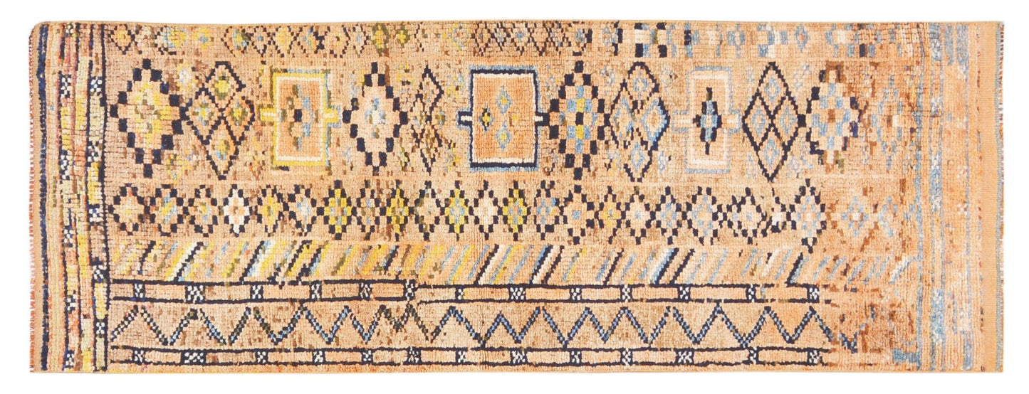 Vintage Flat Weave Kurdish Runner