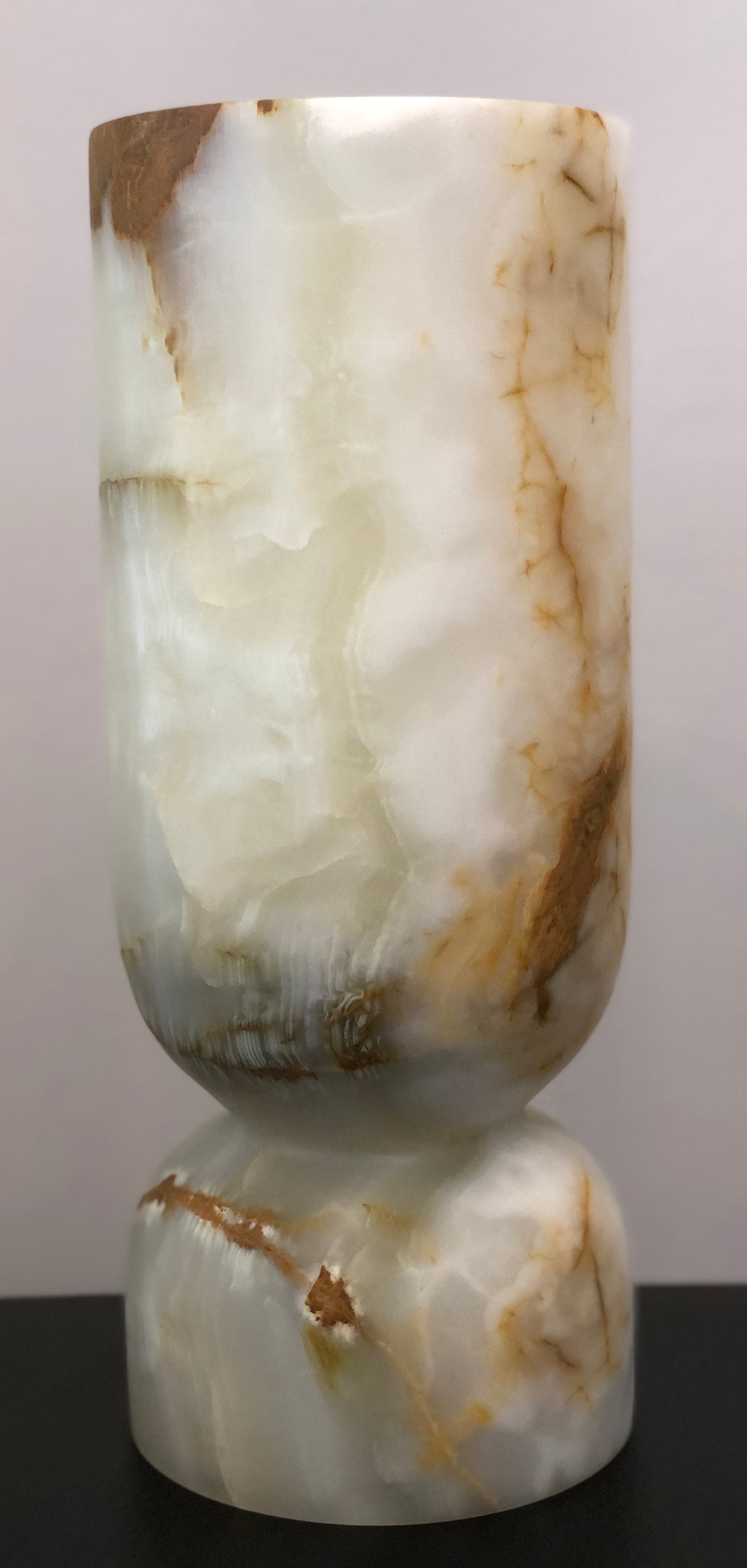 Honed Onyx Vessel